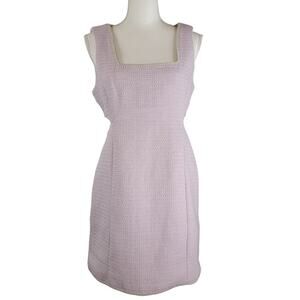 New 7 for All Mnkind Sheath Shift Dress Career Wear Preppy Medium Tweed Office